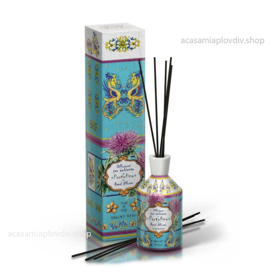 Дифузер с пръчици Rudy Profumi, PORTOFINO, 250 мл, Нероли и Гардения