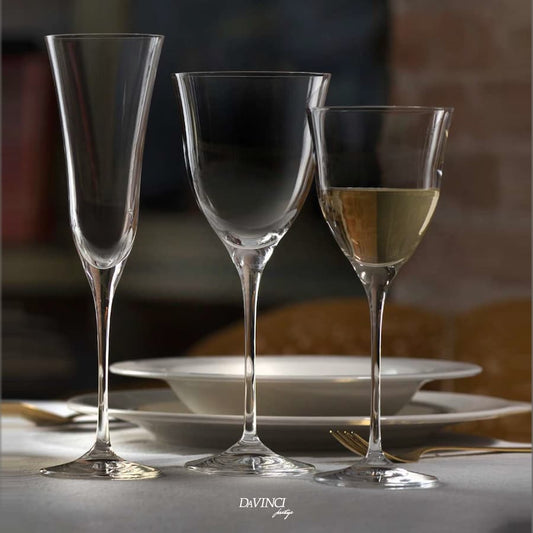 Комплект 6 кристални чаши за червено вино RCR Italy Sabina C2, 330 мл, LUXION®