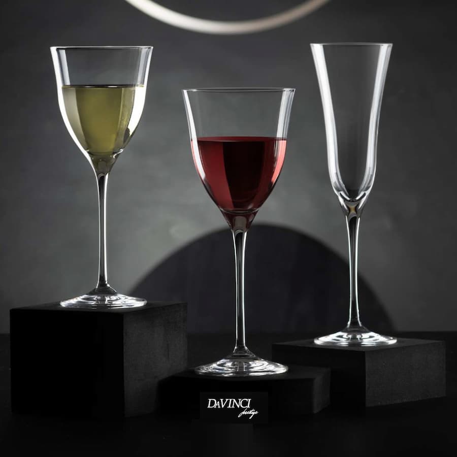 Комплект 6 кристални чаши за шампанско RCR Italy Sabina Fl, 170 мл, LUXION®