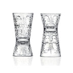 Комплект 6 кристални чаши RCR Italy Tattoo JIGGER, 30/60 мл, LUXION®