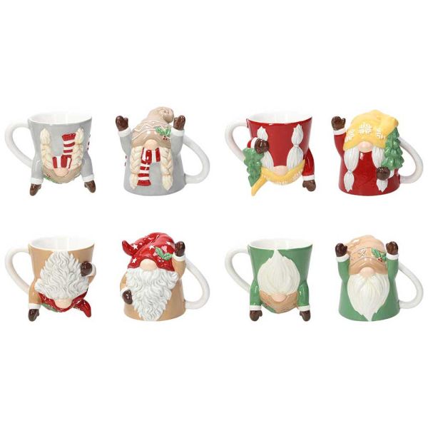 Чаша Mug Гномче Up&Down NATALE, Tognana, 300 мл, керамика