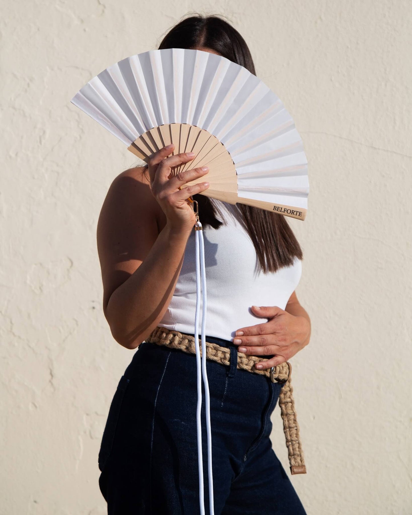 Ветрило в подаръчна кутия, Belforte, Бял лен